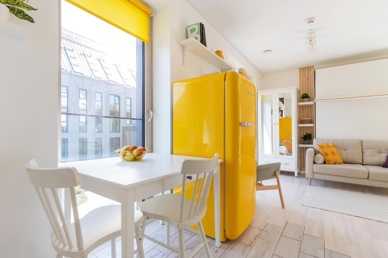 Ferienwohnung Yellow Studio Paupys Wilna Exterior foto