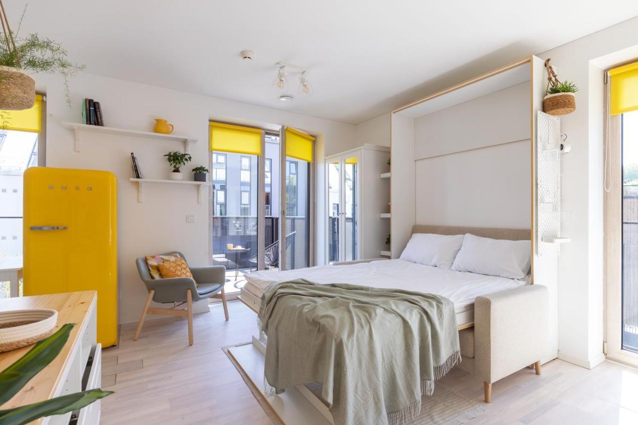 Ferienwohnung Yellow Studio Paupys Wilna Exterior foto