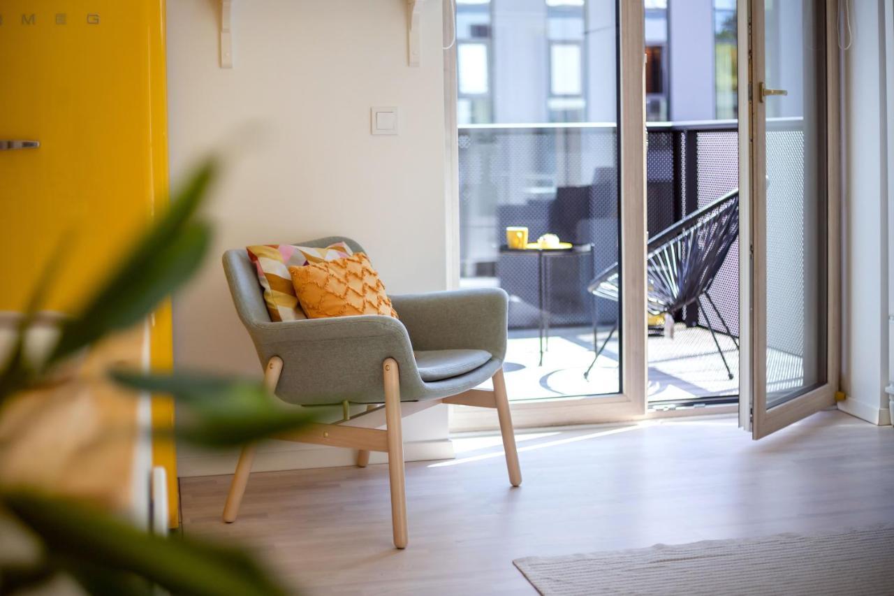Ferienwohnung Yellow Studio Paupys Wilna Exterior foto